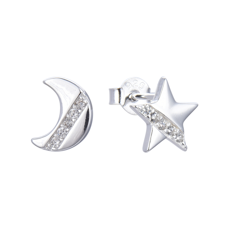 Zarcillos de Luna y Estrella